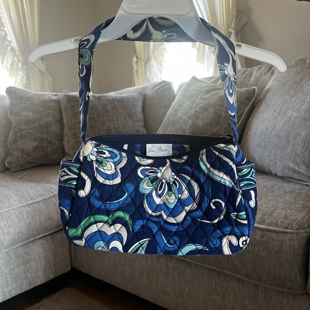 Vera Bradley Shoulder purse (Mediterranean Blue Style)
